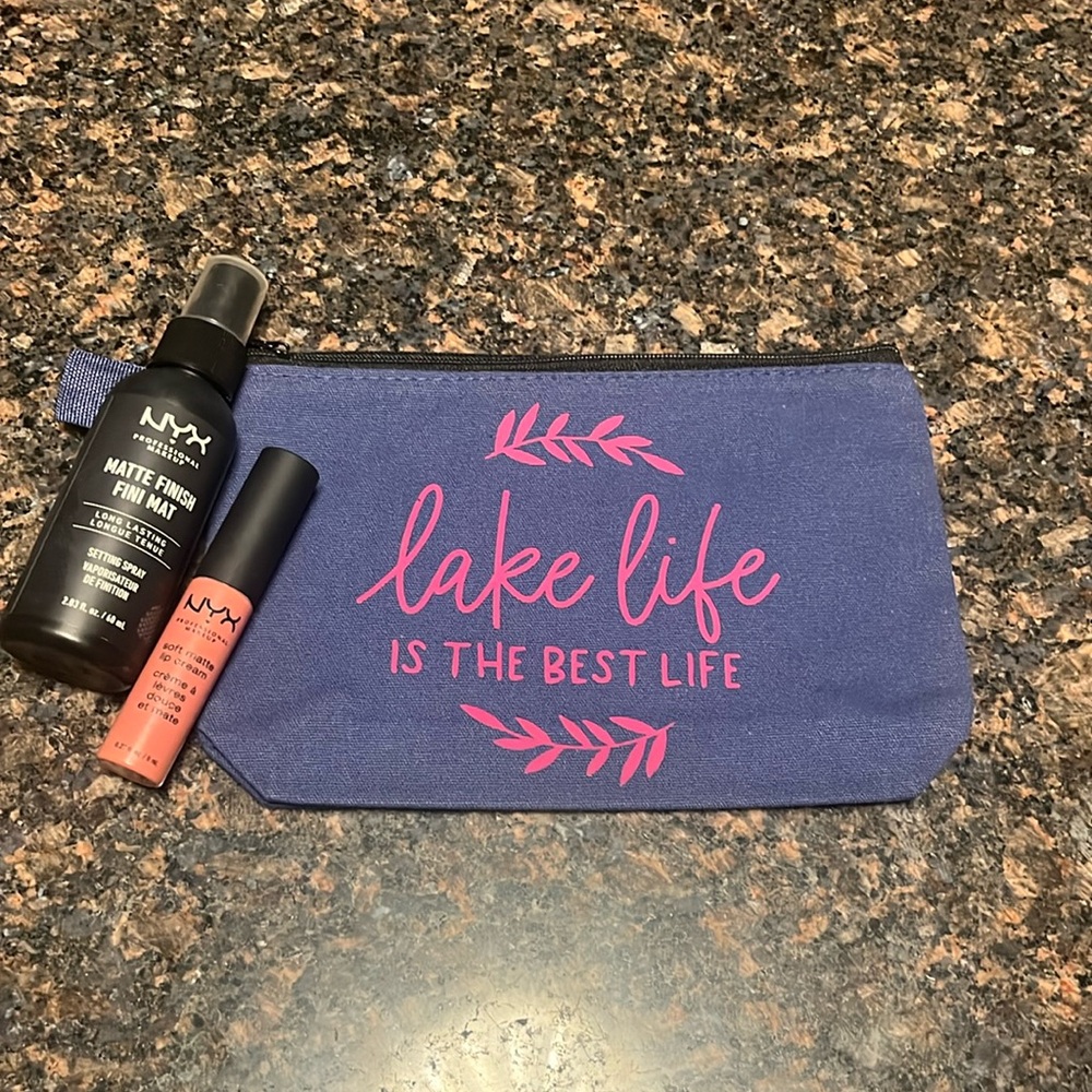 Handmade makeup bag